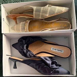 2 pair - kitten heel Women’s size 11